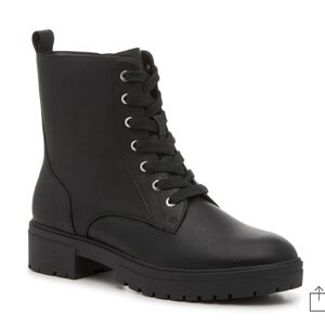 Mix No. 6 Black Combat Boots
